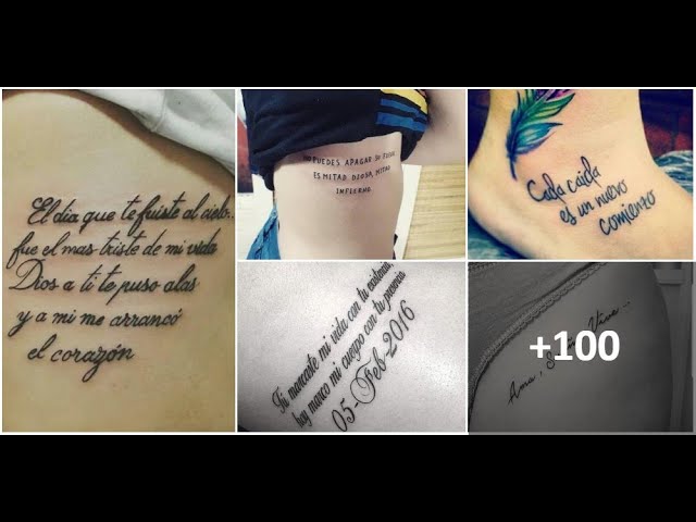 Tatuajes En La Costilla Frases