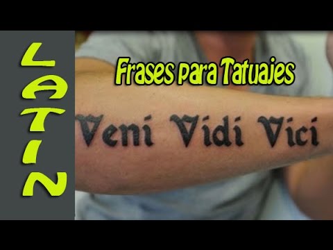 Tatuajes Frases En Latin